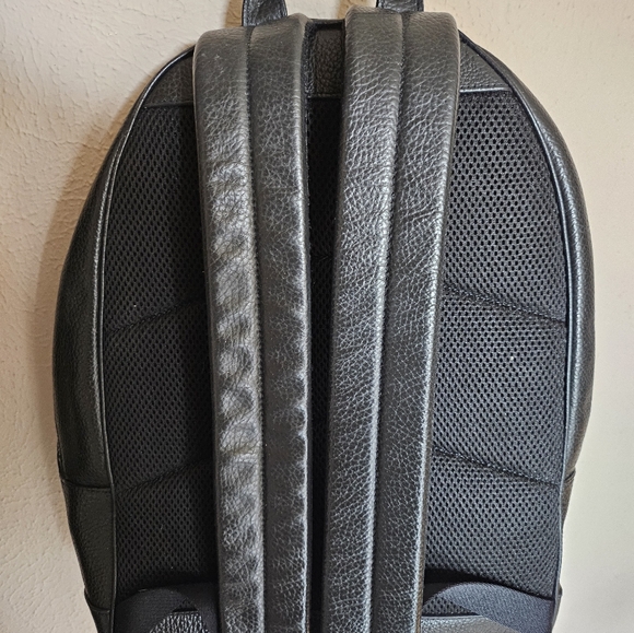 Coach Black Leather Backpack - Picture 2 of 4